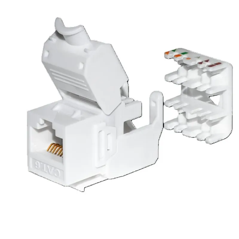 Moduł keystone Jack RJ45 kat. 6 UTP, beznarzędziowy, | PartsPC.pl