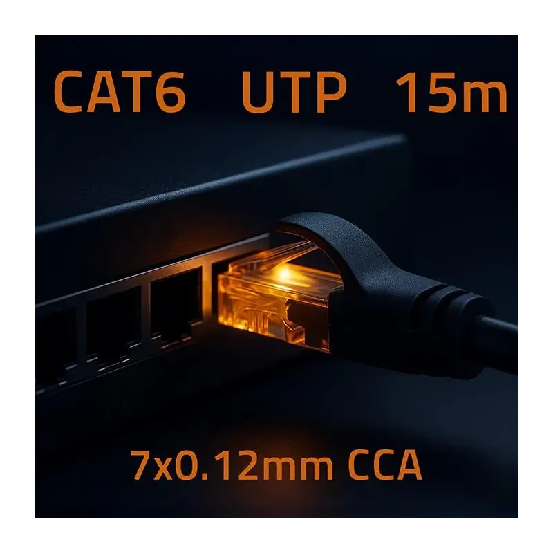 Kabel Patchcord Qoltec UTP | CAT6 | 2 x RJ-45 | High | PartsPC.pl