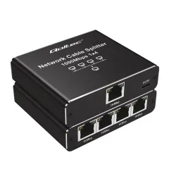 Switch niezarządzalny Qoltec mini rozdzielacz splitter | PartsPC.pl