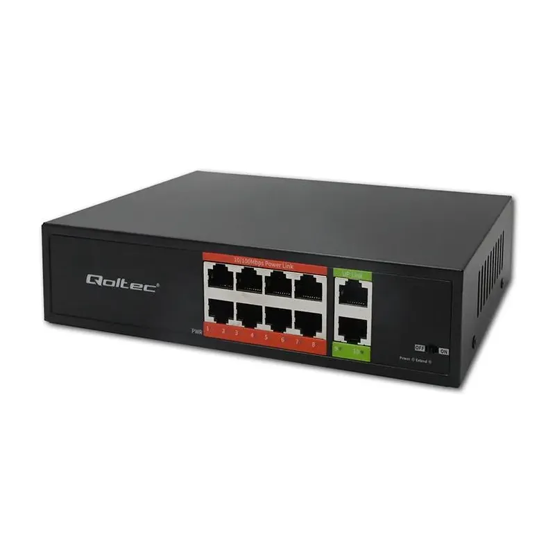 Switch niezarządzalny Qoltec przełącznik sieciowy Fast | PartsPC.pl