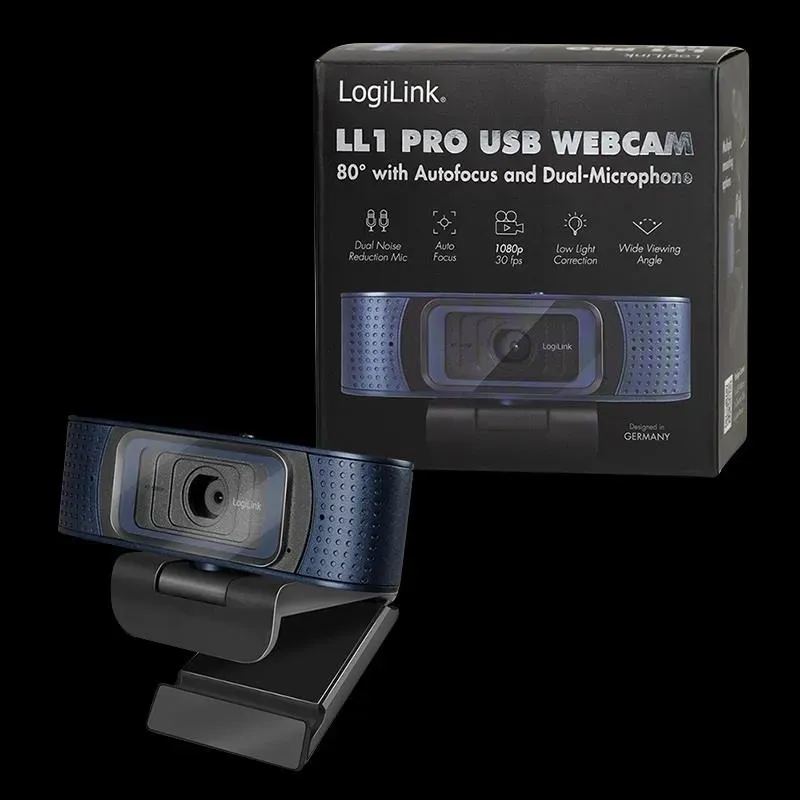 Kamera internetowa HD LogiLink UA0379 USB Pro, 80°, | PartsPC.pl