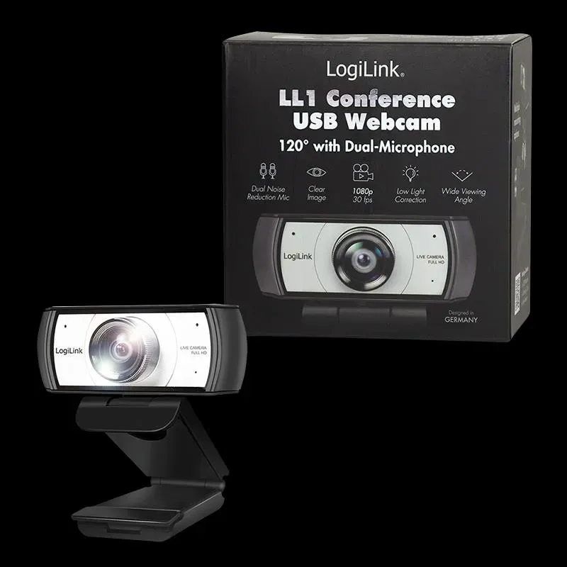 Kamera internetowa HD LogiLink UA0377 USB Pro, 120°, | PartsPC.pl