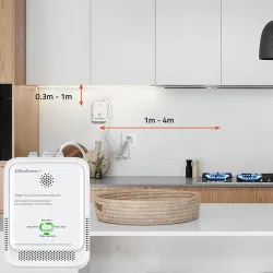 Czujnik wycieku gazu ziemnego i tlenku węgla Qoltec | | PartsPC.pl