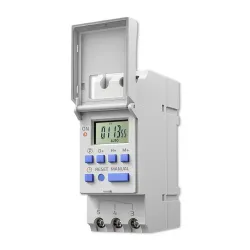 Programator czasowy Qoltec Elektroniczny na szynę DIN z | PartsPC.pl