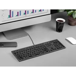 Klawiatura przewodowa A4Tech FSTYLER FX60H (White | PartsPC.pl