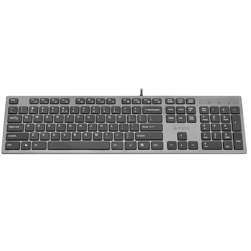 Klawiatura przewodowa A4Tech KV-300H USB czarno-grafitowa | PartsPC.pl