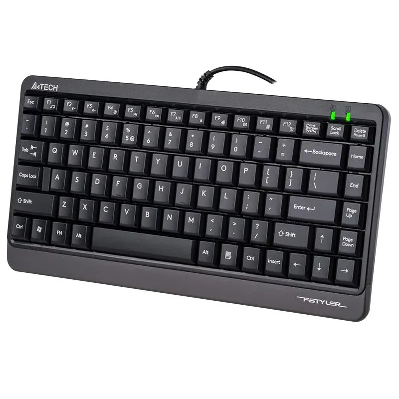 Klawiatura przewodowa mini A4Tech FSTYLER FK11 Grey | PartsPC.pl