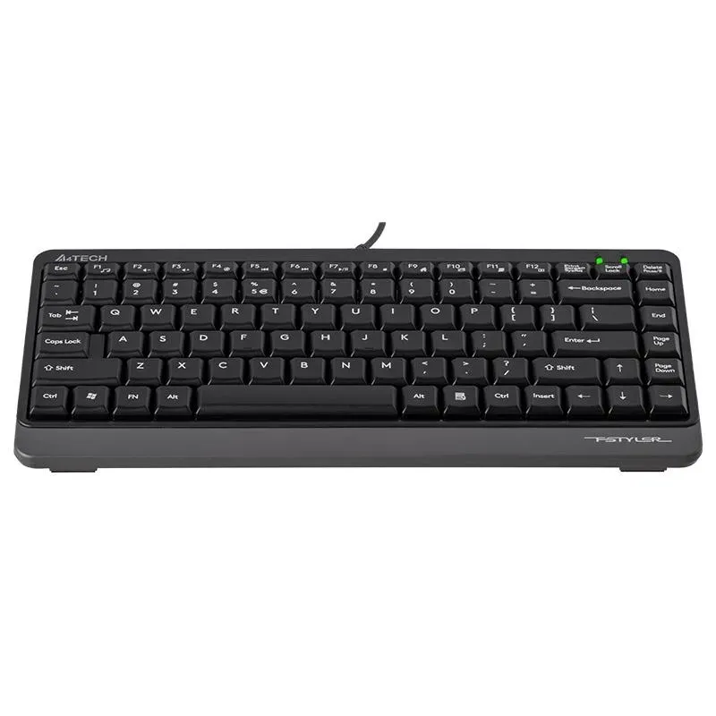 Klawiatura przewodowa mini A4Tech FSTYLER FK11 Grey | PartsPC.pl