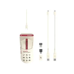 Mysz bezprzewodowa A4Tech Bloody R72 ULTRA DUO Pixels Red | PartsPC.pl