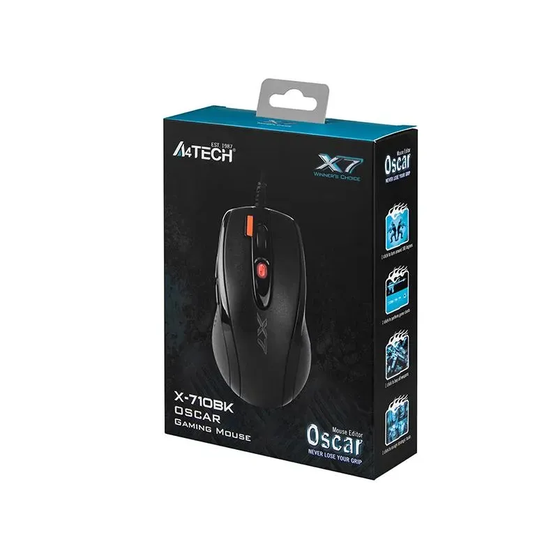 Mysz przewodowa A4Tech EVO XGame Opto Oscar X710 | PartsPC.pl