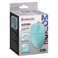 Mysz przewodowa Defender AZORA MB-241 OPTICAL 1200dpi 3P | PartsPC.pl
