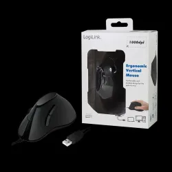 Mysz przewodowa LogiLink ID0158 ergonomiczna,1000 dpi ... | PartsPC.pl