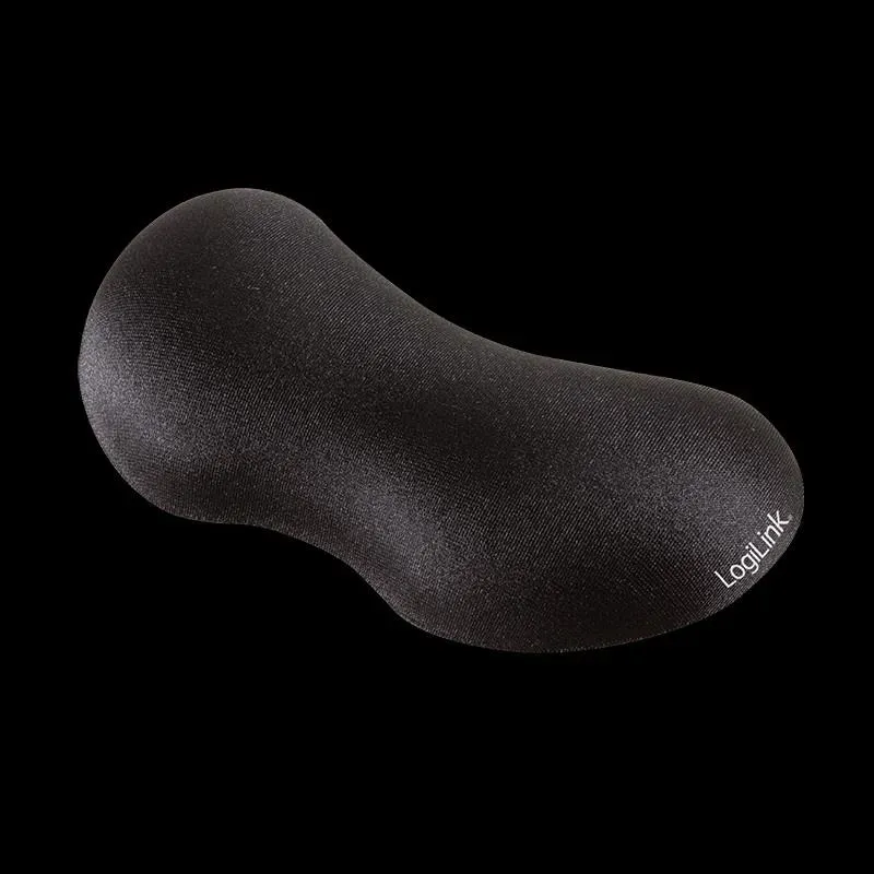 Podkładka pod nadgarstek LogiLink ID0136 żelowa czarna | PartsPC.pl