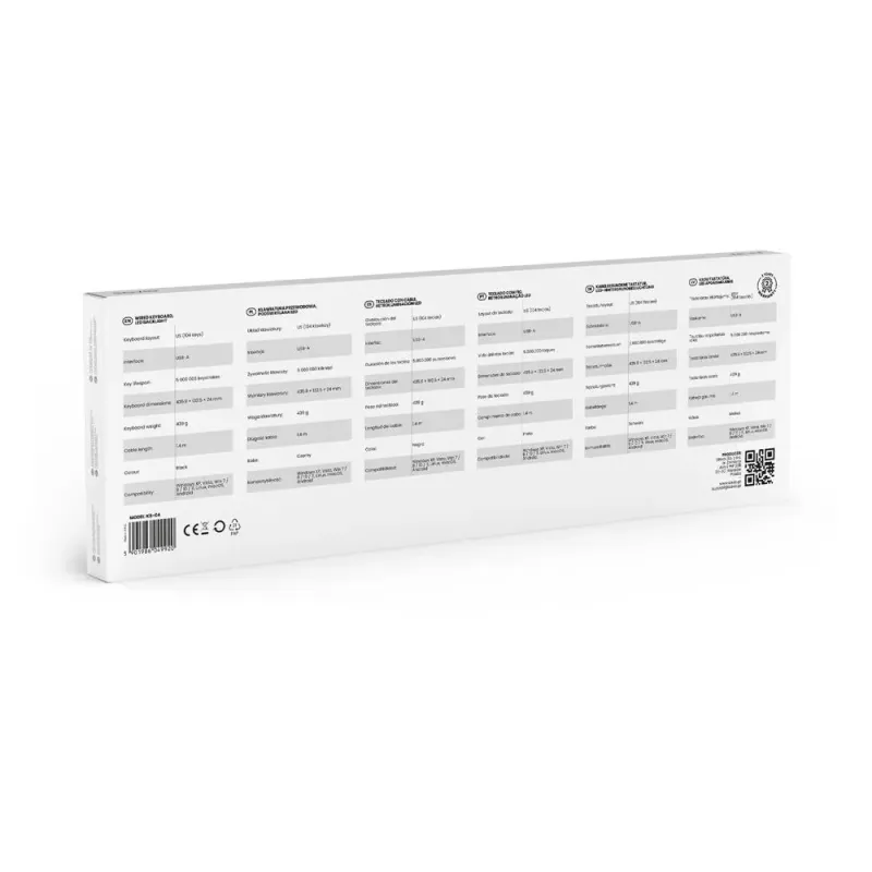 Klawiatura przewodowa SAVIO KB-04 podświetlana LED | PartsPC.pl