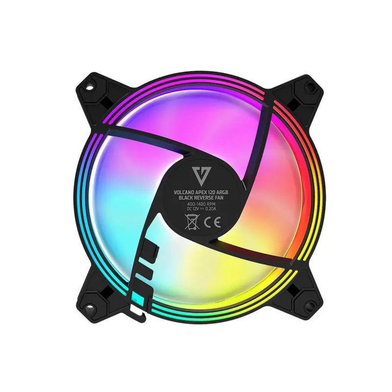 Wentylator Modecom Volcano APEX 120 ARGB REVERSE FAN | PartsPC.pl