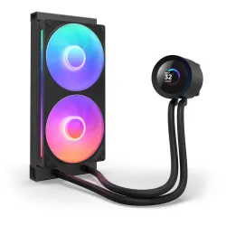 Chłodzenie wodne NZXT Kraken Plus 240 RGB LCD czarne | PartsPC.pl