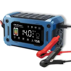 Ładowarka inteligentna Qoltec mikroprocesorowa 12V 15A | PartsPC.pl