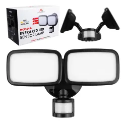Lampa LED Maclean MCE524 B, z czujnikiem PIR, 20W, | PartsPC.pl