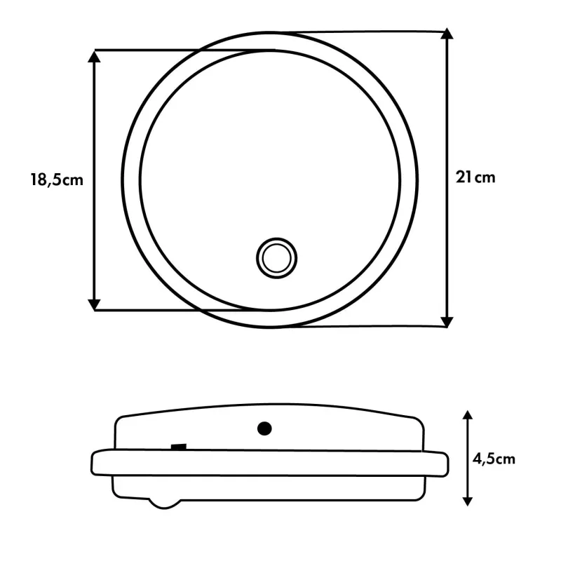 Lampa LED z czujnikiem ruchu Maclean , czujnik PIR, | PartsPC.pl