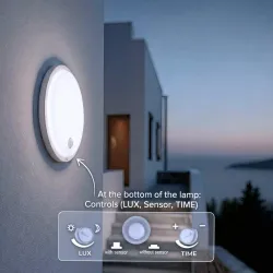 Lampa LED z czujnikiem ruchu Maclean , czujnik PIR, | PartsPC.pl