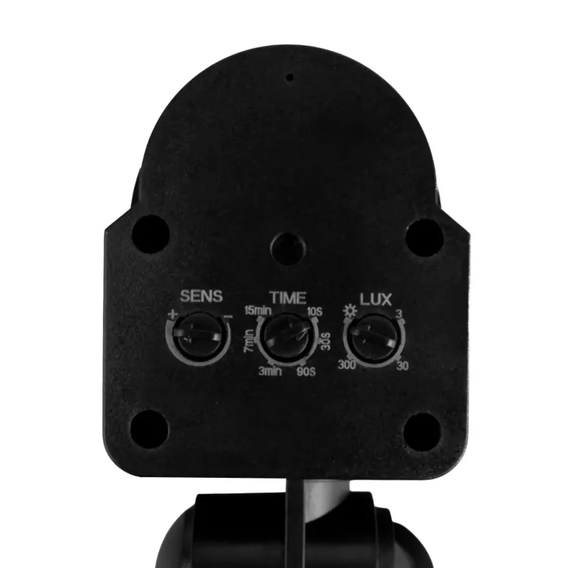 Czujnik ruchu zmierzchu ścienny Maclean MCE25 B/B czarny | PartsPC.pl