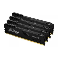 Kingston Pamięć DDR4 FURY Beast 128GB(4*32GB)/3200 CL16 | PartsPC.pl