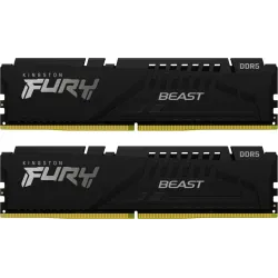 Kingston Pamięć DDR5 Fury Beast Black 64GB(2*32GB)/5600 | PartsPC.pl