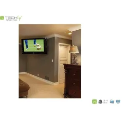 Uchwyt ścienny Techly 23"-55", 45kg obrotowy | PartsPC.pl