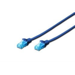 Patchcord DIGITUS UTP kat. 5e 2m PVC niebieski | PartsPC.pl