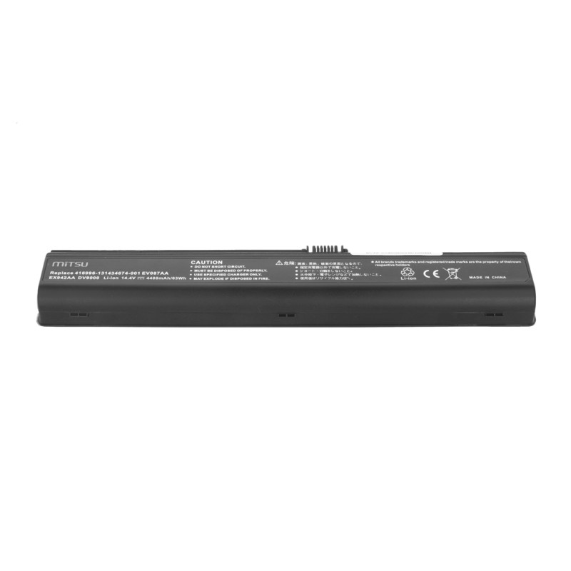 Bateria Mitsu do HP dv9000, dv9200, dv9500 | PartsPC.pl