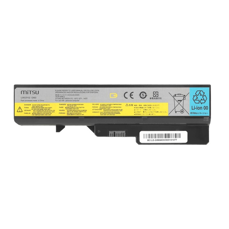 Bateria Mitsu do Lenovo IdeaPad G460, G560 | PartsPC.pl