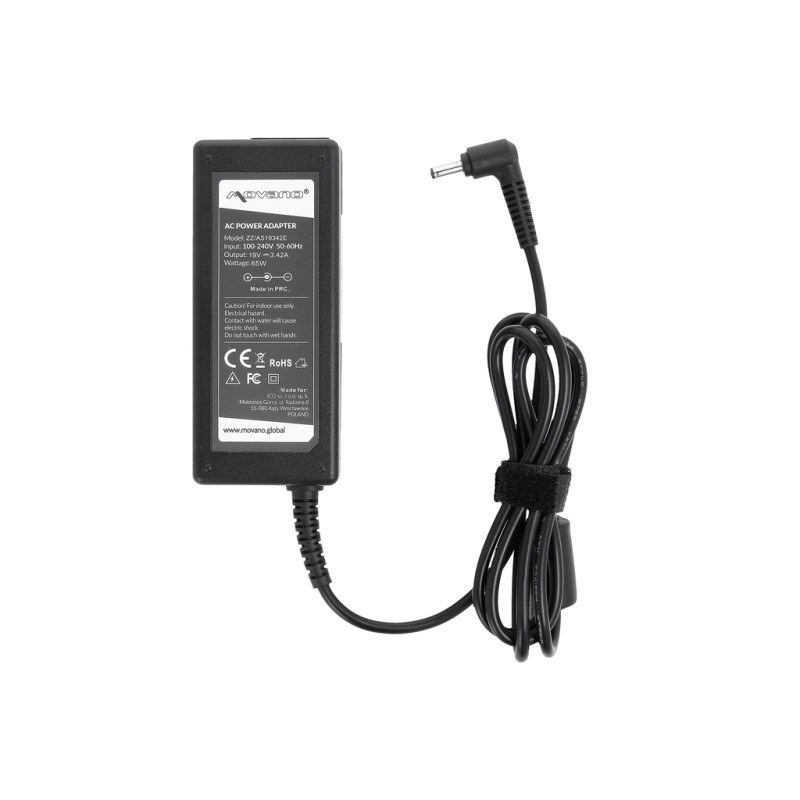 Zasilacz Movano 19v 3.42a (4.0x1.35) 65W do Asus | PartsPC.pl