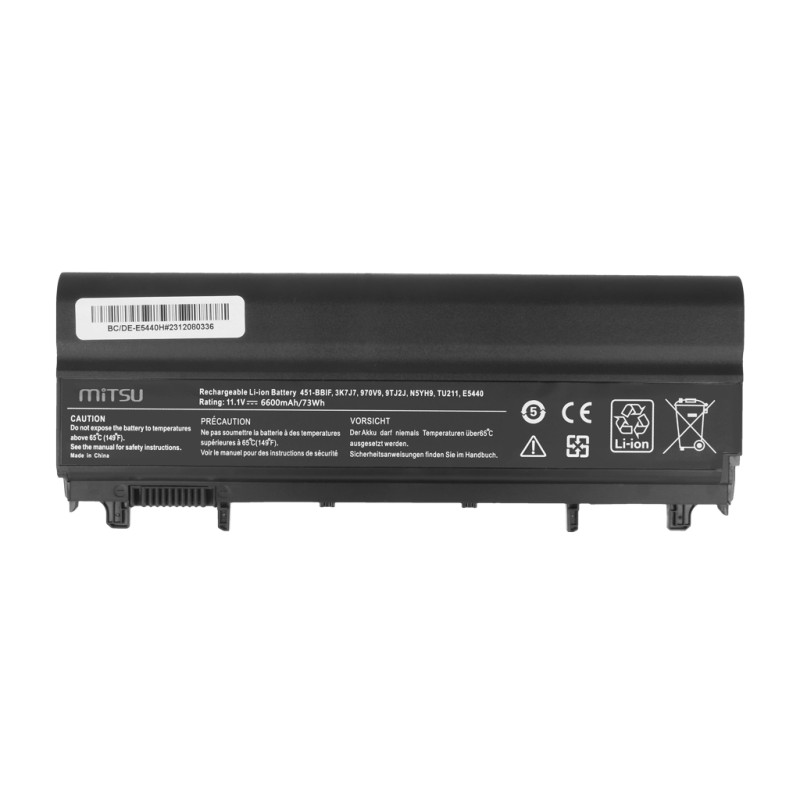Bateria Mitsu do Dell Latitude E5440, E5540 (6600mAh) | PartsPC.pl
