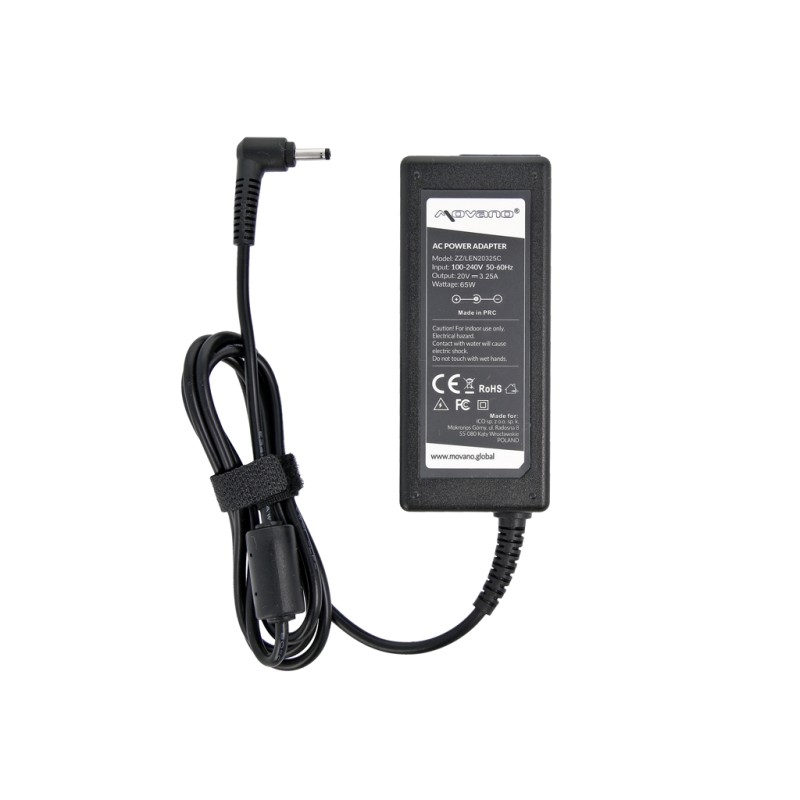Zasilacz Movano 20v 3.25a (4.0x1.7) 65W do Lenovo | PartsPC.pl