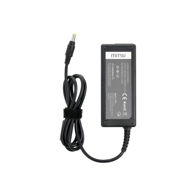 Zasilacz Mitsu 18.5v 3.5a (4.8x1.7) 65W do HP, Compaq | PartsPC.pl