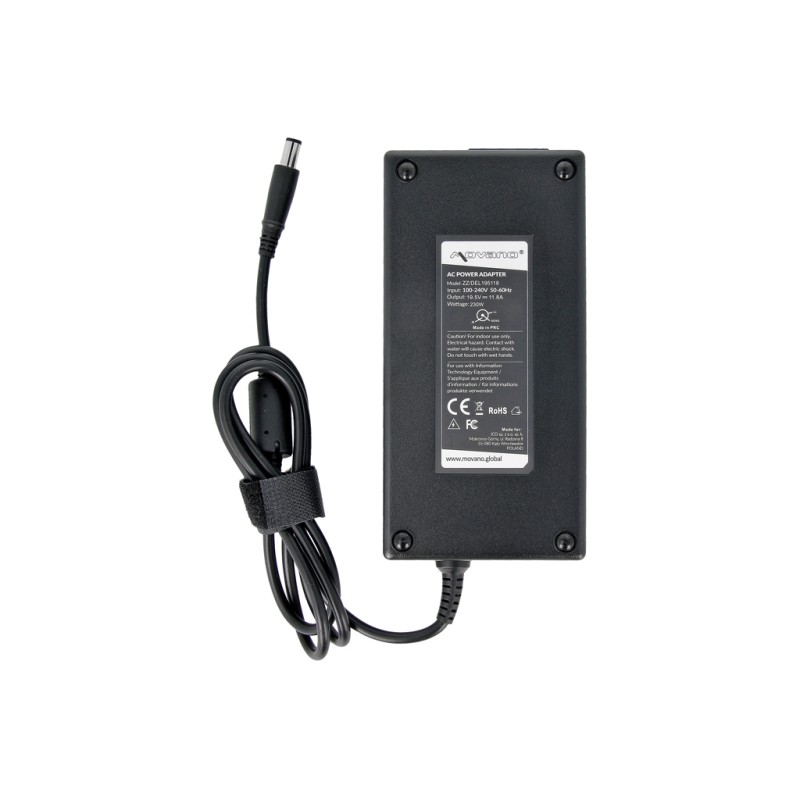 Zasilacz Movano 19.5v 11.8a (7.4x5.0 pin) 230W do Dell | PartsPC.pl