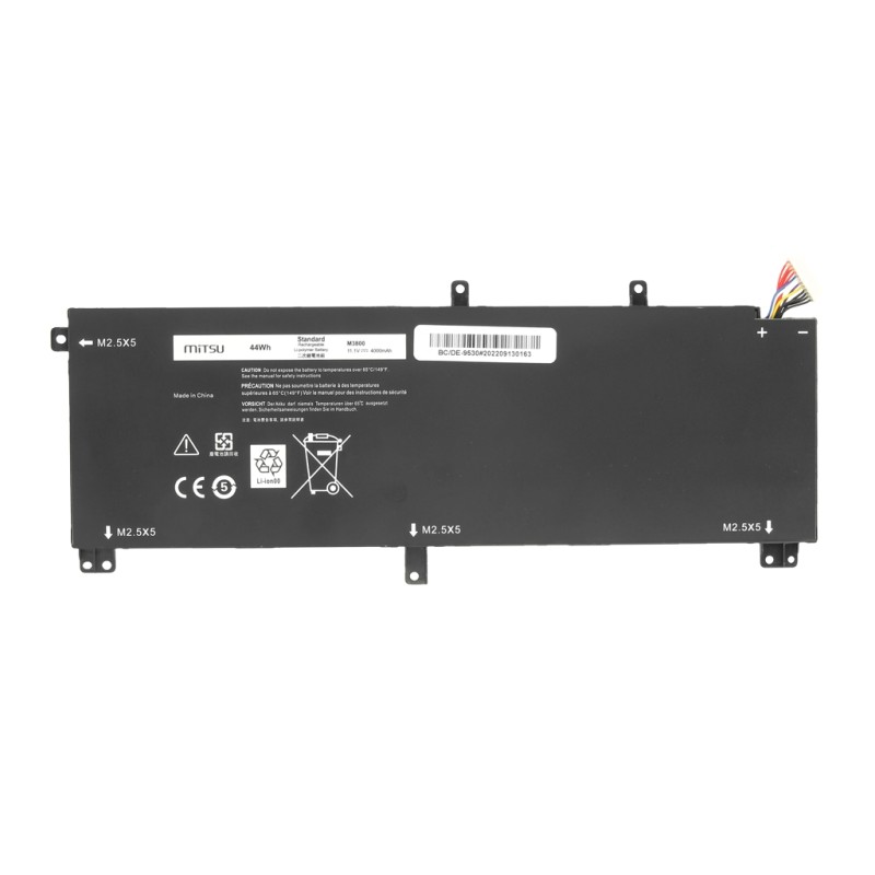 Bateria Mitsu do Dell XPS 15 (9530), M3800 | PartsPC.pl