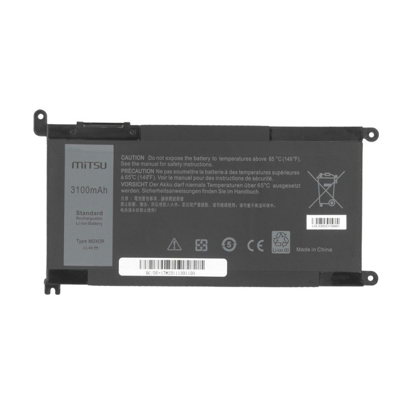Bateria Mitsu do Dell Vostro 14 (5468), Inspiron 15... | PartsPC.pl