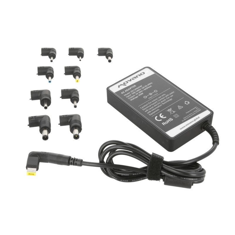 Zasilacz Movano uniwersalny 65W - 10 wtyków | PartsPC.pl