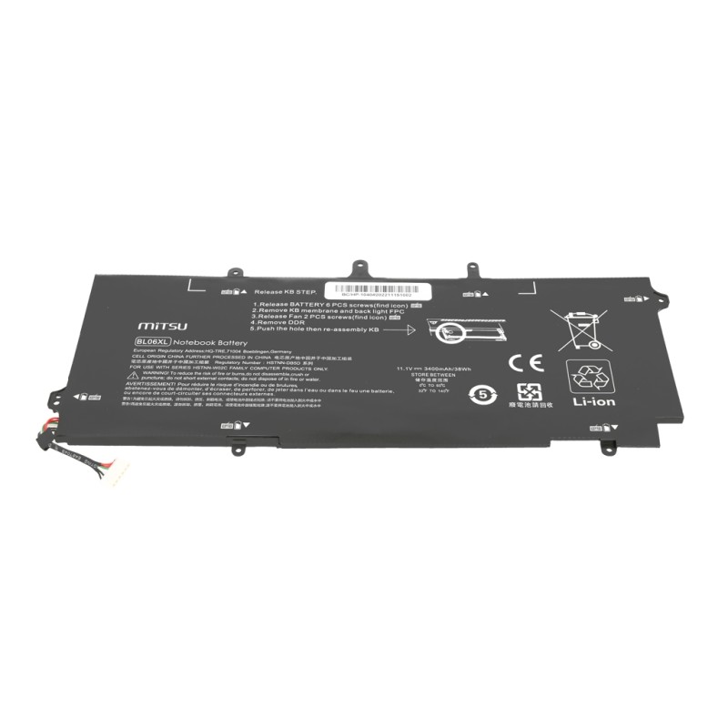 Bateria Mitsu do HP EliteBook Folio 1040 G1, G2 | PartsPC.pl