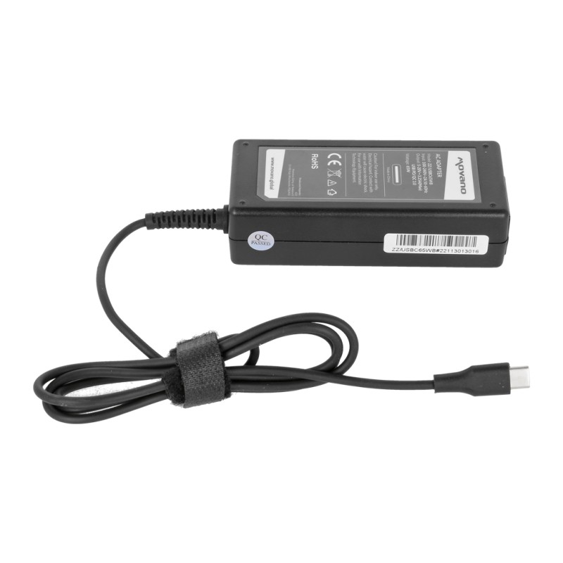 Zasilacz Movano 65W USB type C USB-C (black) | PartsPC.pl
