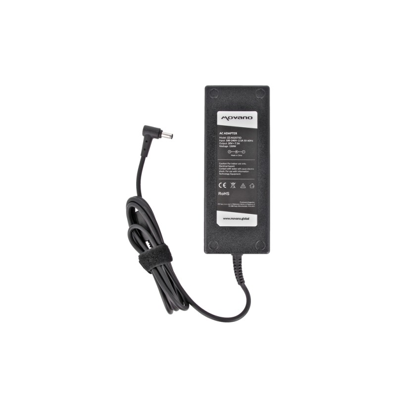 Zasilacz Movano 20v 7.5a (6.0x3.7 pin) 150W do Asus | PartsPC.pl