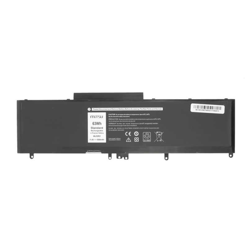 Bateria Mitsu do Dell Latitude E5570 (5500mAh) - 11.4V | PartsPC.pl