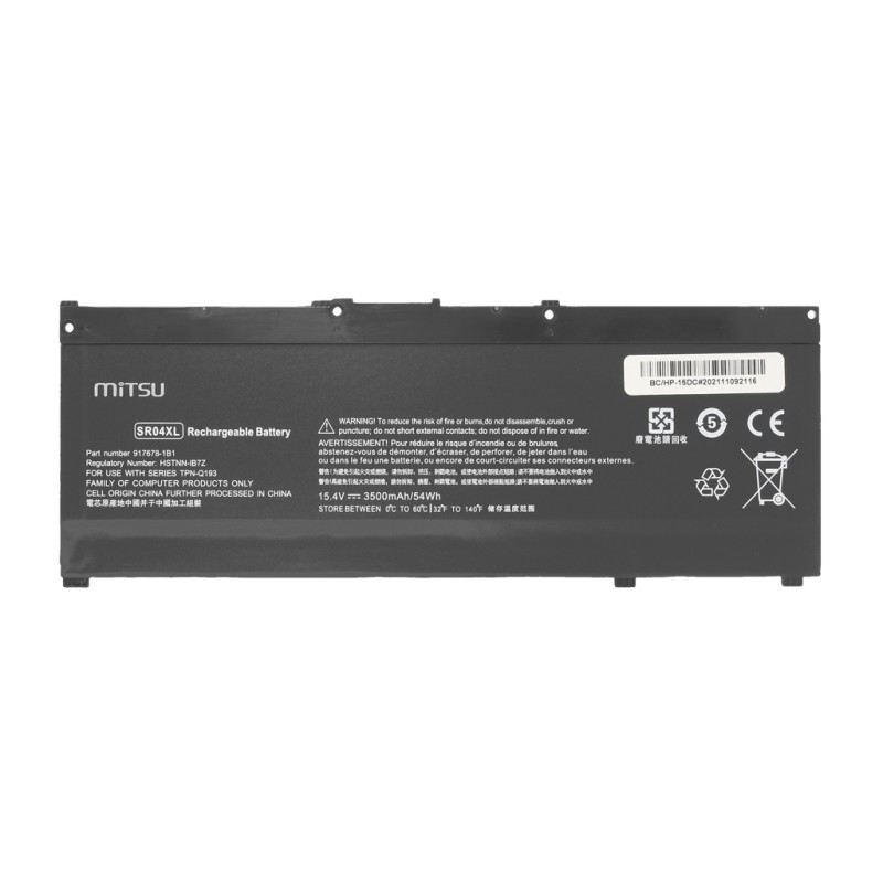 Bateria Mitsu do HP Omen 15-DC - Notebooki akcesoria | PartsPC.pl