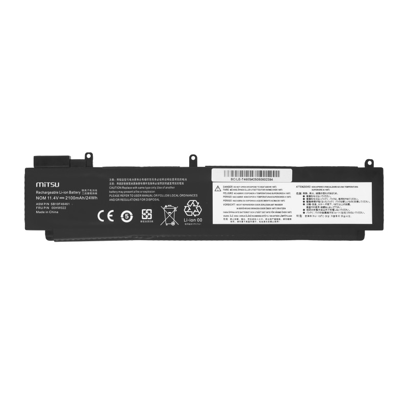 Bateria Mitsu do Lenovo ThinkPad T460s, T470s - tylna... | PartsPC.pl