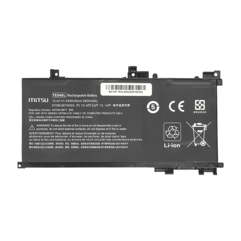 Bateria Mitsu do HP Omen 15, Pavilion 15 - 15.4V | PartsPC.pl