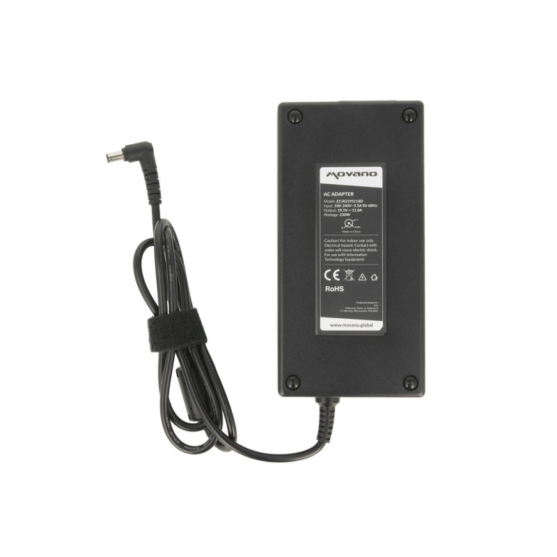 Zasilacz Movano 19.5v 11.8a (6.0x3.7 pin) 230W do Asus | PartsPC.pl