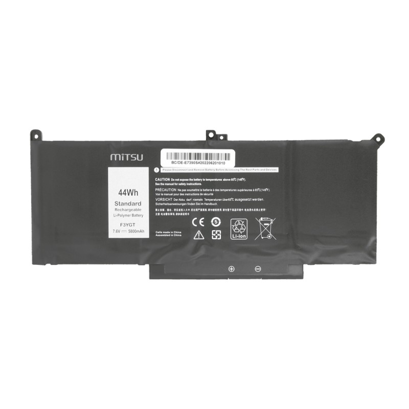 Bateria Mitsu do Dell Latitude 7390, 7490 (5800 mAh) | PartsPC.pl