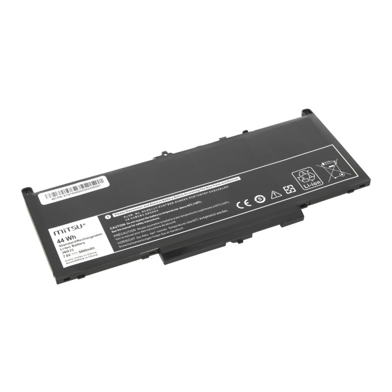 Bateria Mitsu do Dell Latitude E7270, E7470 (5800mAh) | PartsPC.pl