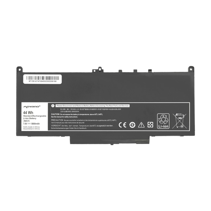 Bateria Movano do Dell Latitude E7270, E7470 (5800mAh) | PartsPC.pl